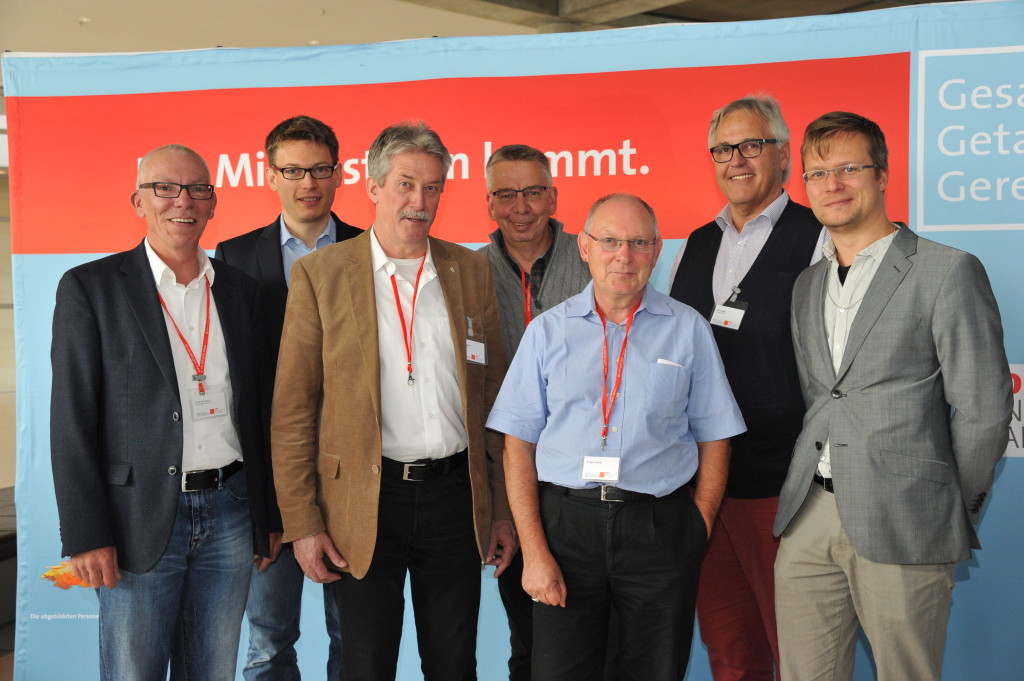 v.l.n.r.: Frank Hornschu, Kai Mühlstädt, Jürgen Müller, Heiko Thevs, Wolfgang Mädel, Hans Detlefs und Martin Weinert